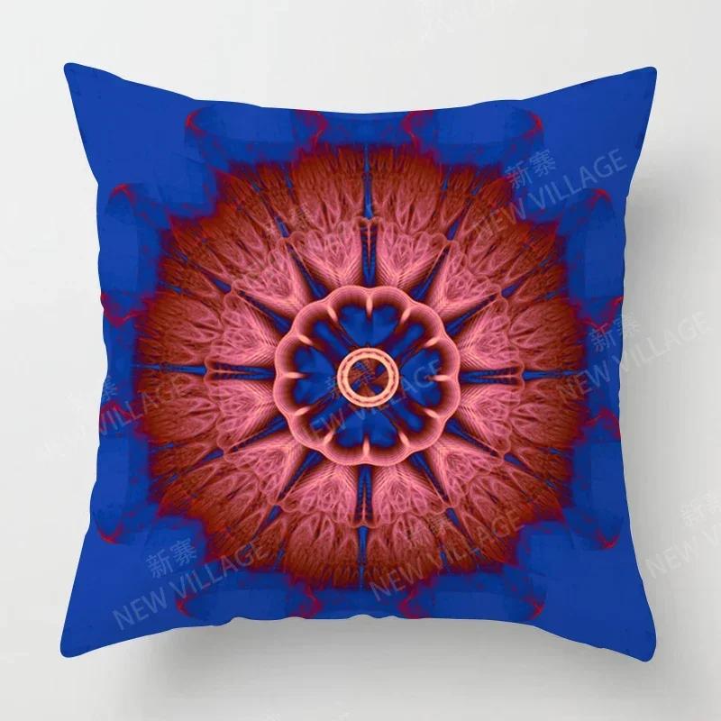 Fall Home Decor Autumn Living Room Throw Pillow Cover Sofa Boho Cushion Cover Mandala