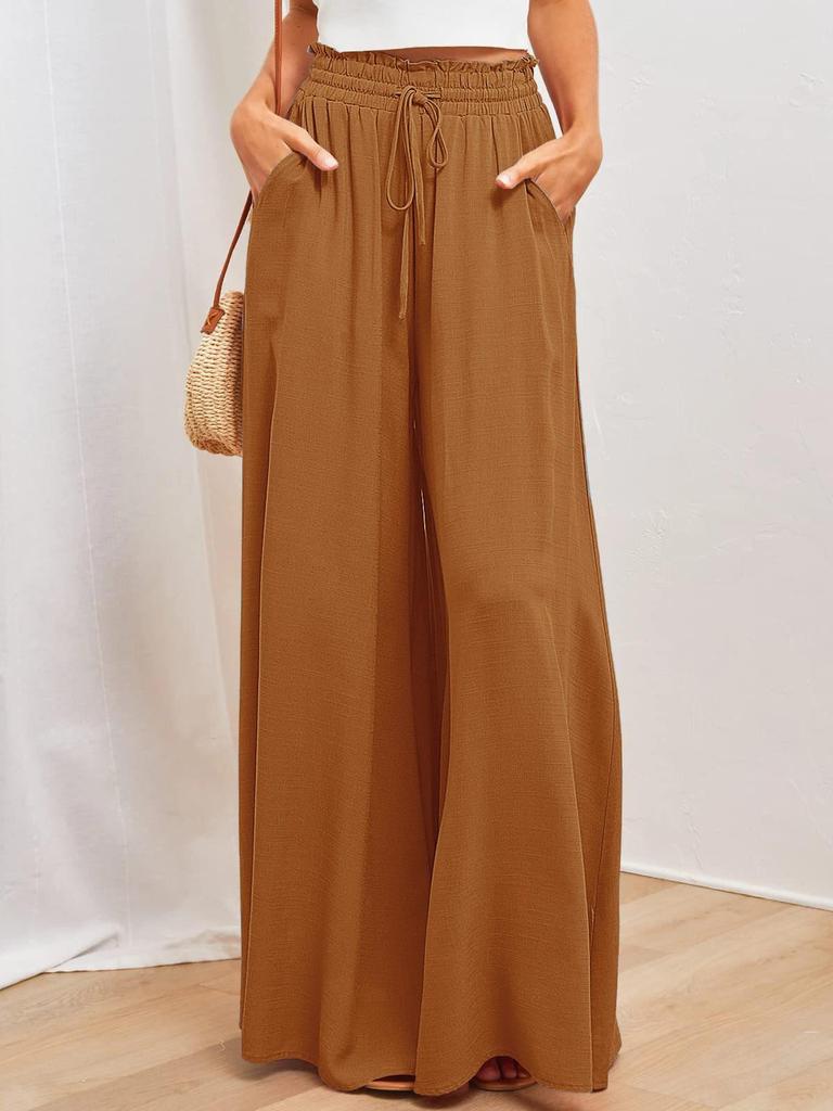 Damen Culottes mit hohem Bund und weitem Bein - Herbst-/Winterkollektion