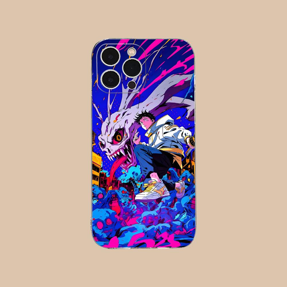 Jujutsu Kaisen Yuta Okkotsu Phone Case for iPhone 17 16 15 14 13 12 11 X XR XS Air Pro Max Plus Mini Clear Colorful Cover Pretty