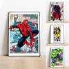 Marvel Movie Poster Spiderman Canvas Painting Iron Man Hulk Wall Art Print Kids Room Decoration Modern Home Decor Gift
