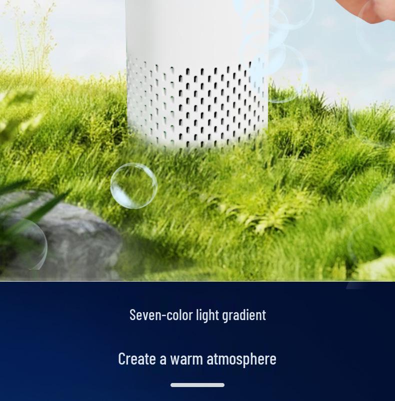 Cup-Shaped Negative Ion Air Purifier for Cars and Desktops - Ideal for Formaldehyde Removal, Safe for Mothers and Babies