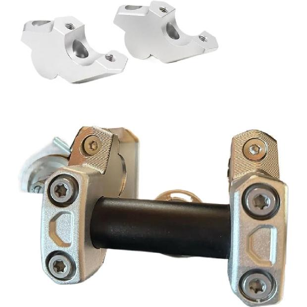 

CNC Aluminum Handlebar Riser Clamp Compatible With Voge 900 DSX 900DSX DSX900 DSX 900 Motorcycle Accessories Silver