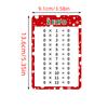Multiplication Flash Cards, Early Education Math Cards, 14 Pcs Reusable Writable Educational Learning Cards
