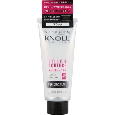 Steven Knoll Color Couture Color Treatment 001 Black 200g Color Treatment for Gray Hair Colorant for Gray Hair After Shampooing, Pat Hair Dry Wit