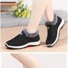 Women's Winter Cotton Shoes, 2025 New Old Beijing Cloth Shoes, Fleece Lined Thickened Sneakers for Middle-aged & Elderly, Soft Sole Warm Mom Shoes