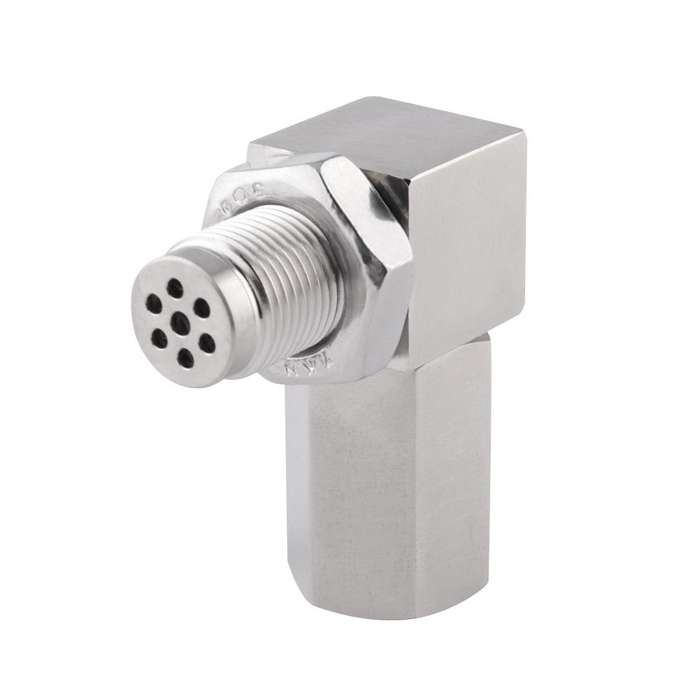 Universal 90 Degree Design O2 Oxygen Sensor Adapter Extender Bung Extension Catalytic Converter O2 Oxygen Sensor Spacer For Off Road Vehicles