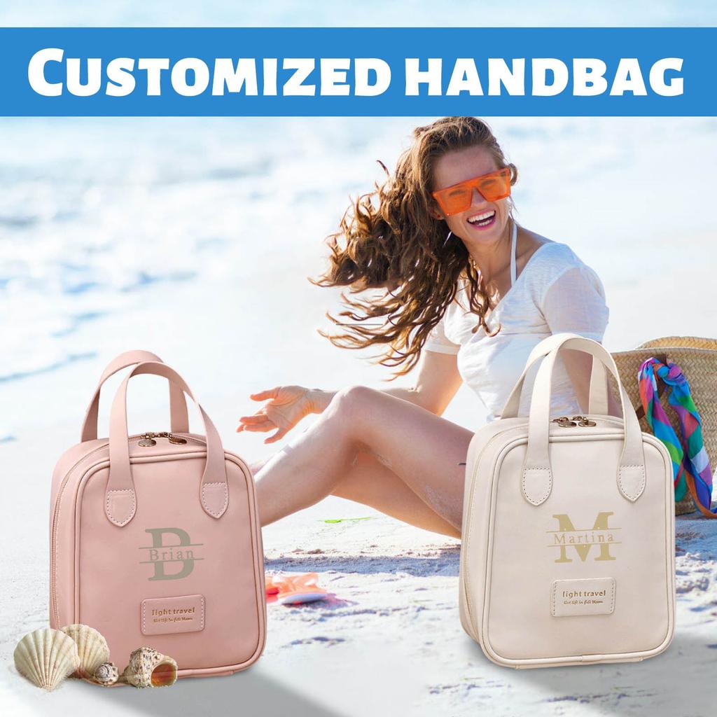 Customization -Personalized Toiletries Bag, Large Capacity Waterproof Storage Travel Bag