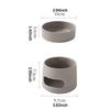 Classic Oil Burner Ceramic Tealight Fragrance Diffuser Candle Holder for Home Romantic Bedroom Housewarming Gift