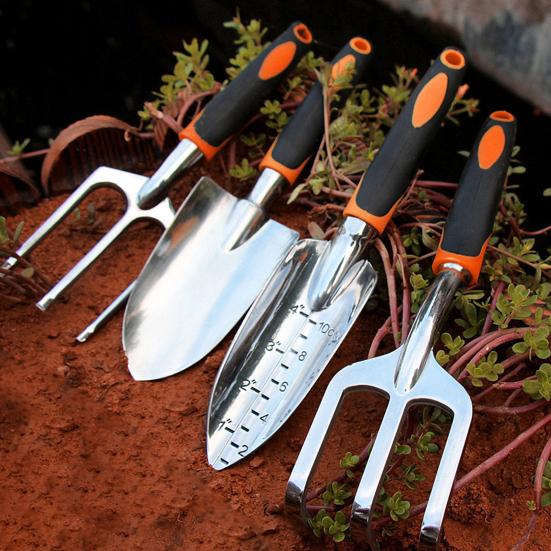 8 Pcs Gardening Tools Stainless Steel Hand Shovel Pruning Shears Garden Supplies with Storage Bag Gifts for Gardening Lovers