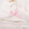 Children Home Plastic Simulated Pearl Clothes Peg Hanging Rack Organizer Pet Hanger Clothes Hanger