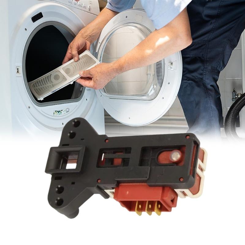 Heavy Duty Top Load Washer Door Lock Replacement Plastic Safety Latches Mechanism for Various Models Quick Installation