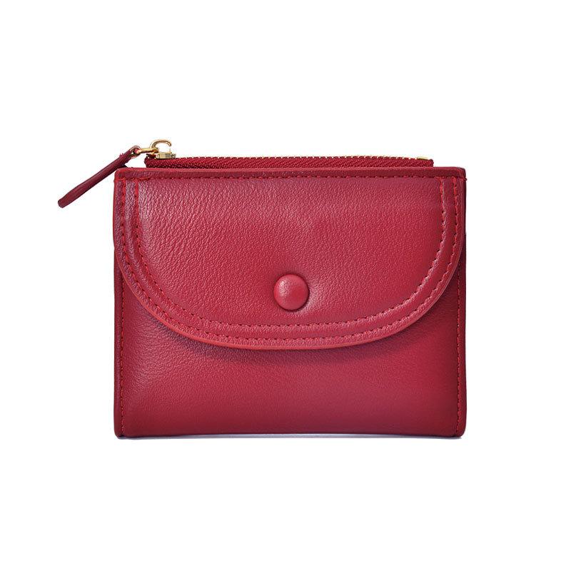 Premium Sense Multi-Function Wallet Women S Card Bag Pu Change Bag Women, Short Women S Wallet