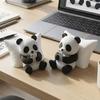 Creative Lazy Panda Figurine Simulated Panda Statue Desk Decoration Animal Model  Home Desk
