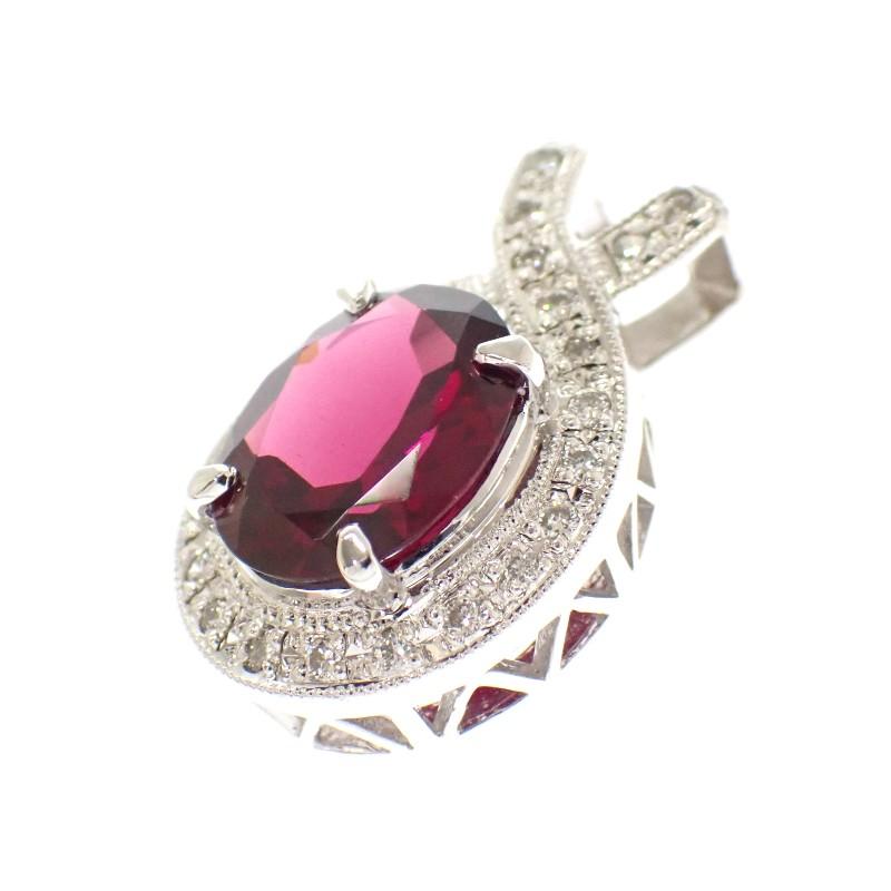 No Brand  Pendant Top K18 White Gold Women