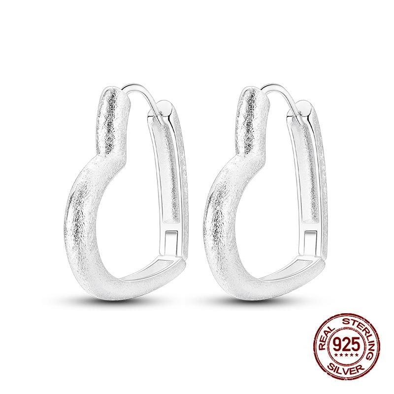 New Earrings for Women 925 Silver Color Star Geometric Entangle Zircon Earrings Fine Wedding Engagement Birthday Jewelry Gifts