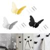 Space Efficient Butterfly Hooks Stylish Stainless Steel Butterfly Shape Hooks Hangers For Bathroom Decors