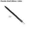 Flexible Screwdriver Extension Flex Drill Bit Holder Hex Shaft Tip Soft for Electric Screw Driver Snake Adapter Connect Magnetic
