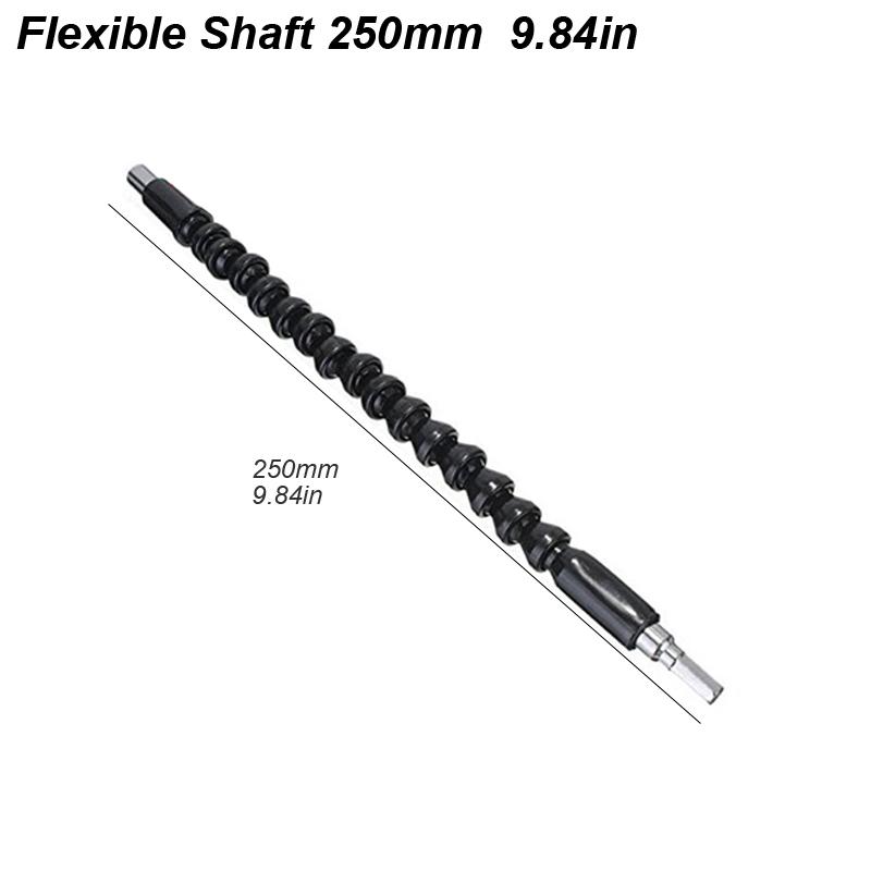 Flexible Screwdriver Extension Flex Drill Bit Holder Hex Shaft Tip Soft for Electric Screw Driver Snake Adapter Connect Magnetic