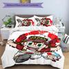 3pcs Arale pattern bedding set duvet cover set includes duvet cover &pillowcases,perfect all season bedroom decoration&gift