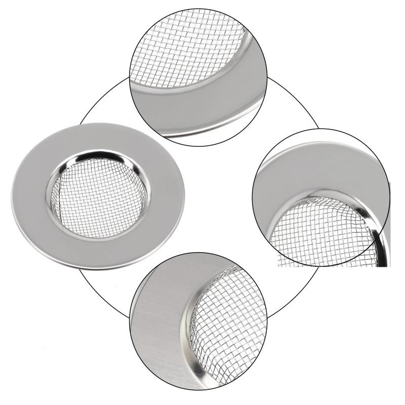 Sink Filter Basin Drain Hole Stainless Steel Hair Catcher Stopper Shower Floor Drain Strainer Kitchen Bathroom Accessories