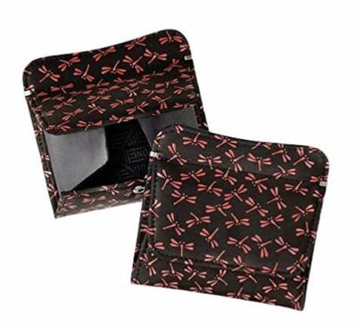 Kabelka na mince z pravé kůže s otevřeným pozadím na všech čtyřech stranách x červená. Respekt k 60. výročí. Vyrobeno v Japonsku. Dodání.