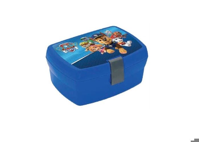 Boîte à goûter - Pat' Patrouille - Bleu - 16 x 11 x 6.5 cm - Rectangulaire - Sans compartiments