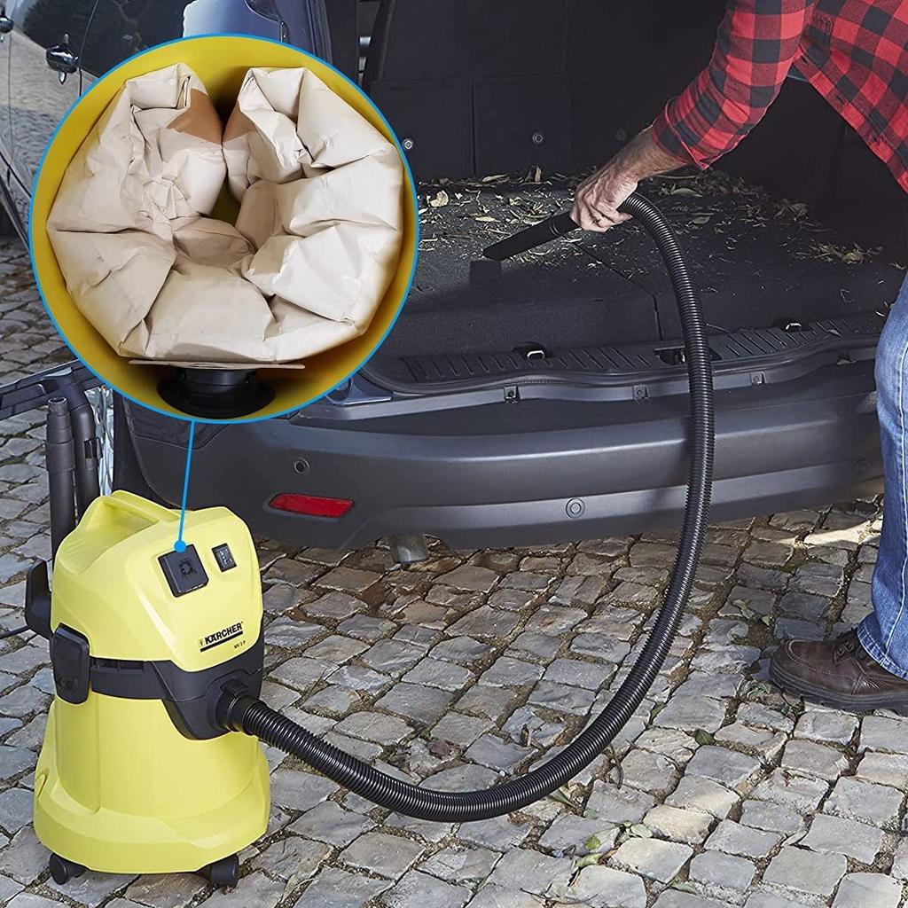 Sacs en papier Homukari pour aspirateurs Karcher WD3200/WD3300 (6 paquets)