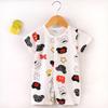 Newborn Baby Clothing Boy Girl Baby Clothes Items Cotton Bodysuit Summer Short Sleeve Romper Infant Toddler Sleepwear