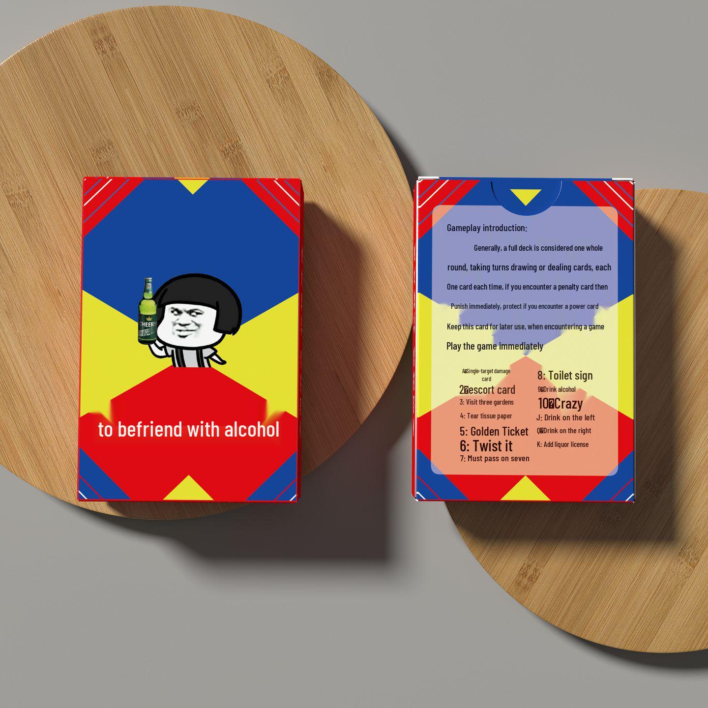 Покерные карты с наказанием за выпивку для босса: Игра KTV Мама Миа 1 Set