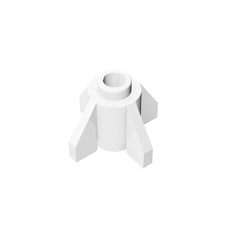 10pcs 4588 Rocket Tail Round 1 x 1 with Fins Building Blocks Loose Parts Compatible with Bricks DIY Assembly Toy