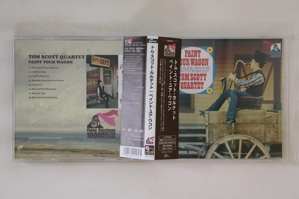 CD TOM SCOTT QUARTET  Paint Your Wagon CDSOL45744 SOLID RECORDS 2018 Japan Obi Jazz Used
