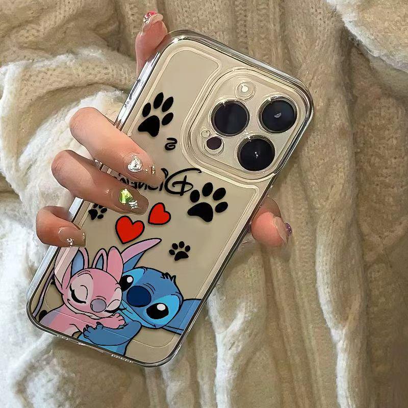Stitch Cartoon Phone Case for iPhone 14/15/16 Pro Max/17