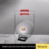round transparent tempered glass