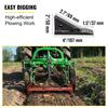 Box Blade Shank, 18" Scarifier Shank, 4 Holes Box Scraper Shank, Ripper Shank with Removable Tapered Teeth and Pins, Adjustable Shanks Assembly for