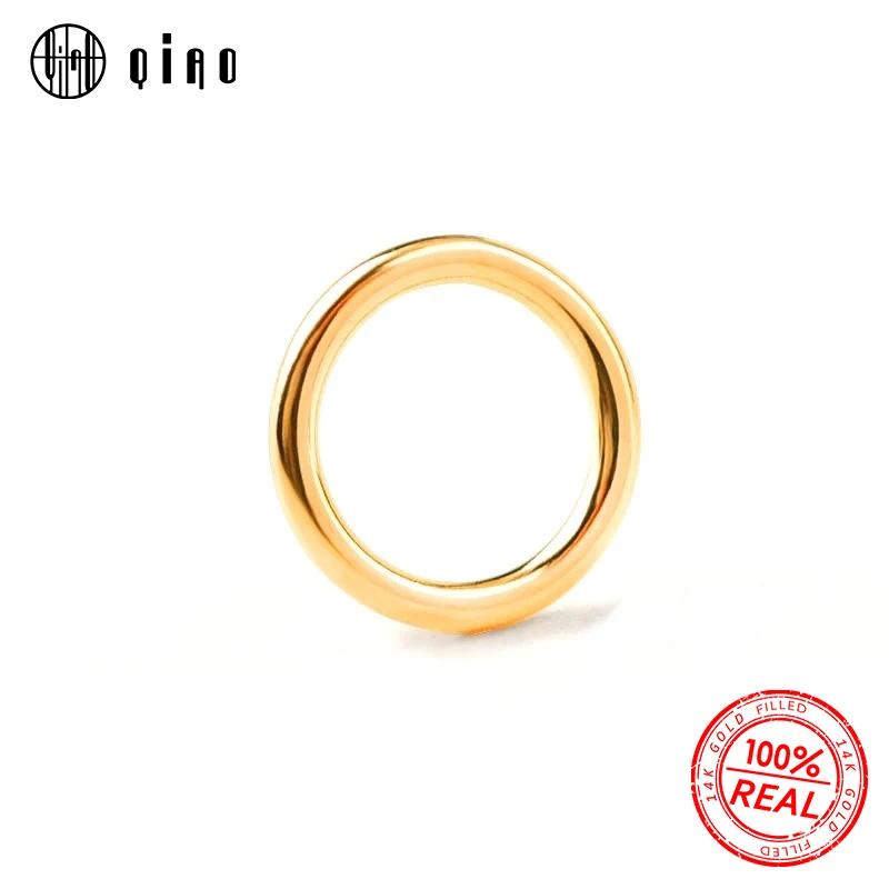 10pcs 2/3/4/5/6mm 14K gold filled closed jump rings 14K gold filled Split Rings For Keychains Making & Bracelet Jewelry Findings 0.64x4mm  10pcs
