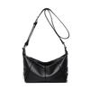 2026 New Women's Cow Genuine Leather Shoulder Bags Ladies Soft Cowhide Crossbody Bag Female Design Luxury Lazy Commuting Handbag