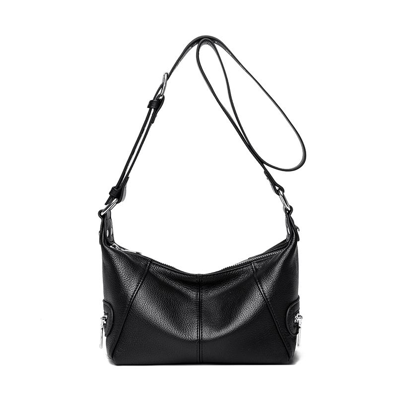 2026 New Women's Cow Genuine Leather Shoulder Bags Ladies Soft Cowhide Crossbody Bag Female Design Luxury Lazy Commuting Handbag