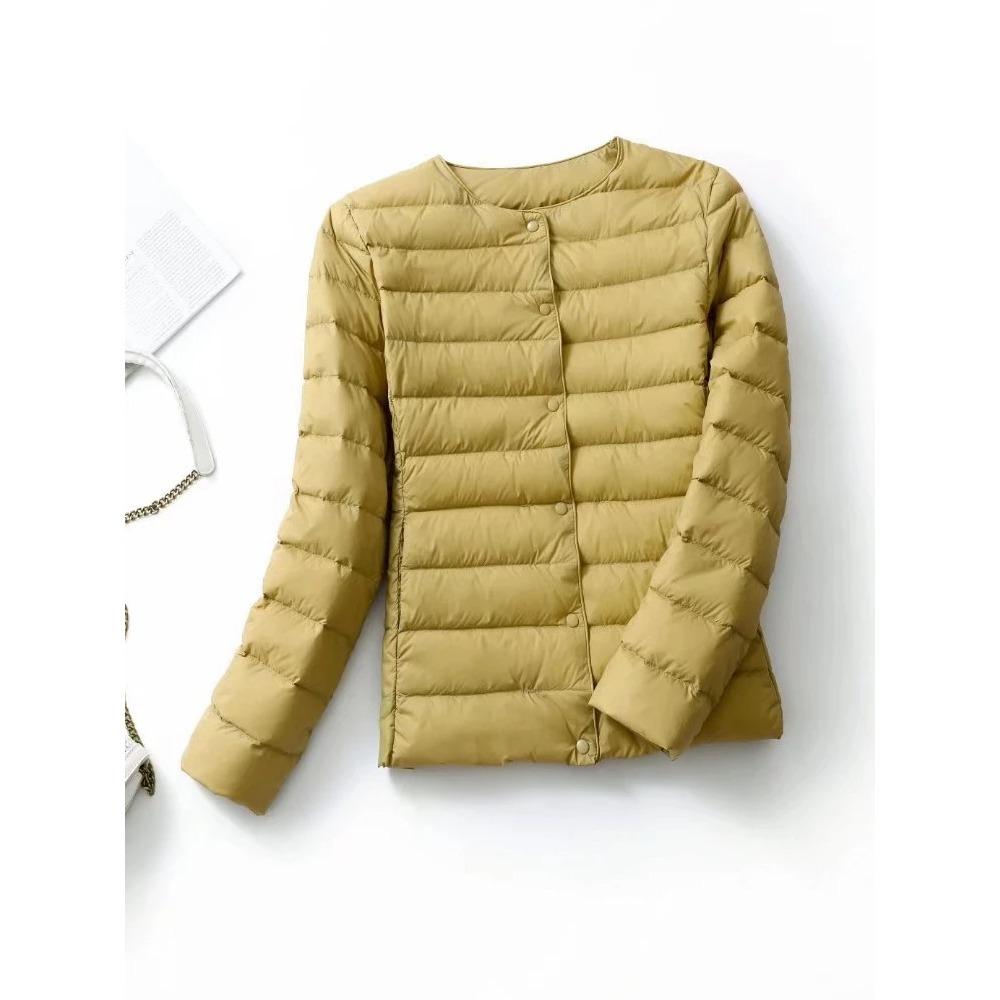 Ultraleichte Daunenjacke für Damen, mattes Gewebe, leichte Jacke, warm, winddicht, Parka, Damen-Daunenjacken plus Mäntel