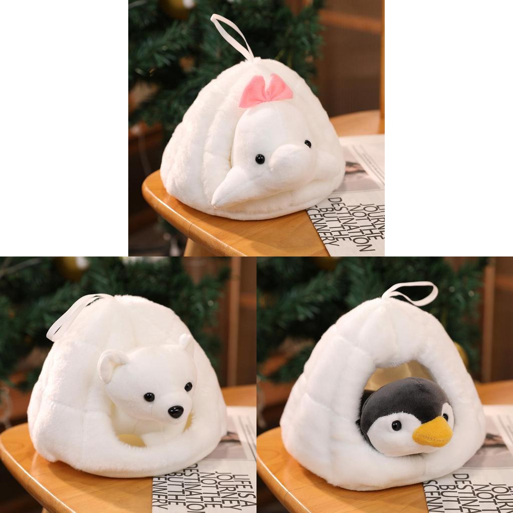 Polar Oceanarium Penguin Plush Toy With Pp Cotton Filling For Kids And Collectors