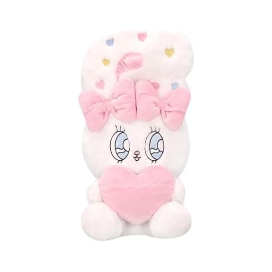 Esther Bunny Heart Pocket BIG Plush Toy Approx. 33cm (White)
