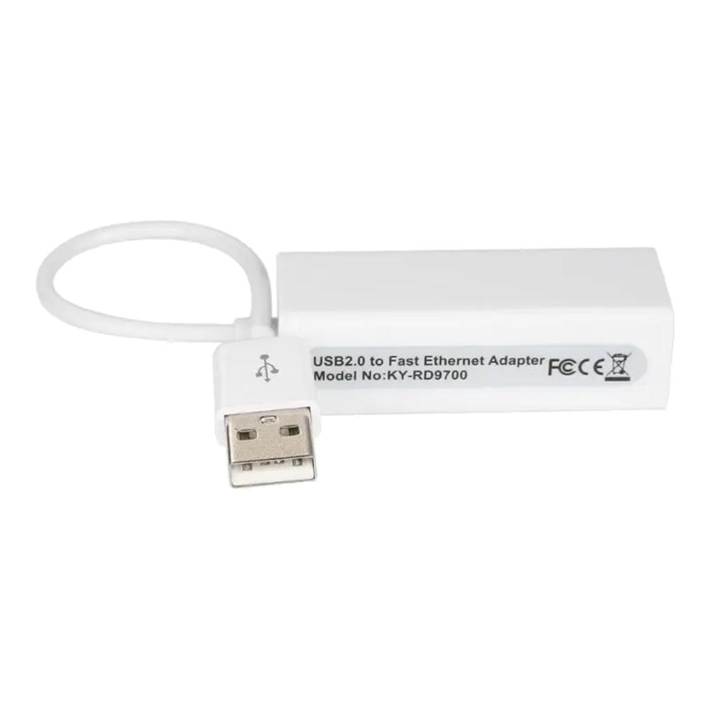 Adapter ethernet usb 2.0 przejściówka 100mbps przejściówka rj-45 lan usb-a