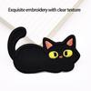20PCS Black Cats Clothes Sticker Embroidery Patches No Sewing Fabric Stickers For Kids Clothing Backpacks Jackets Repairing