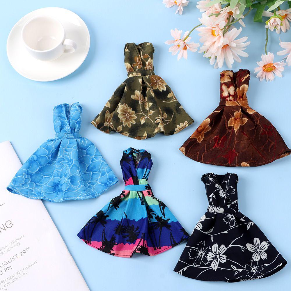 

30 см дети подарок игрушка DIY повседневная одежда аксессуары для кукол девушка цветочная одежда куклы платье
