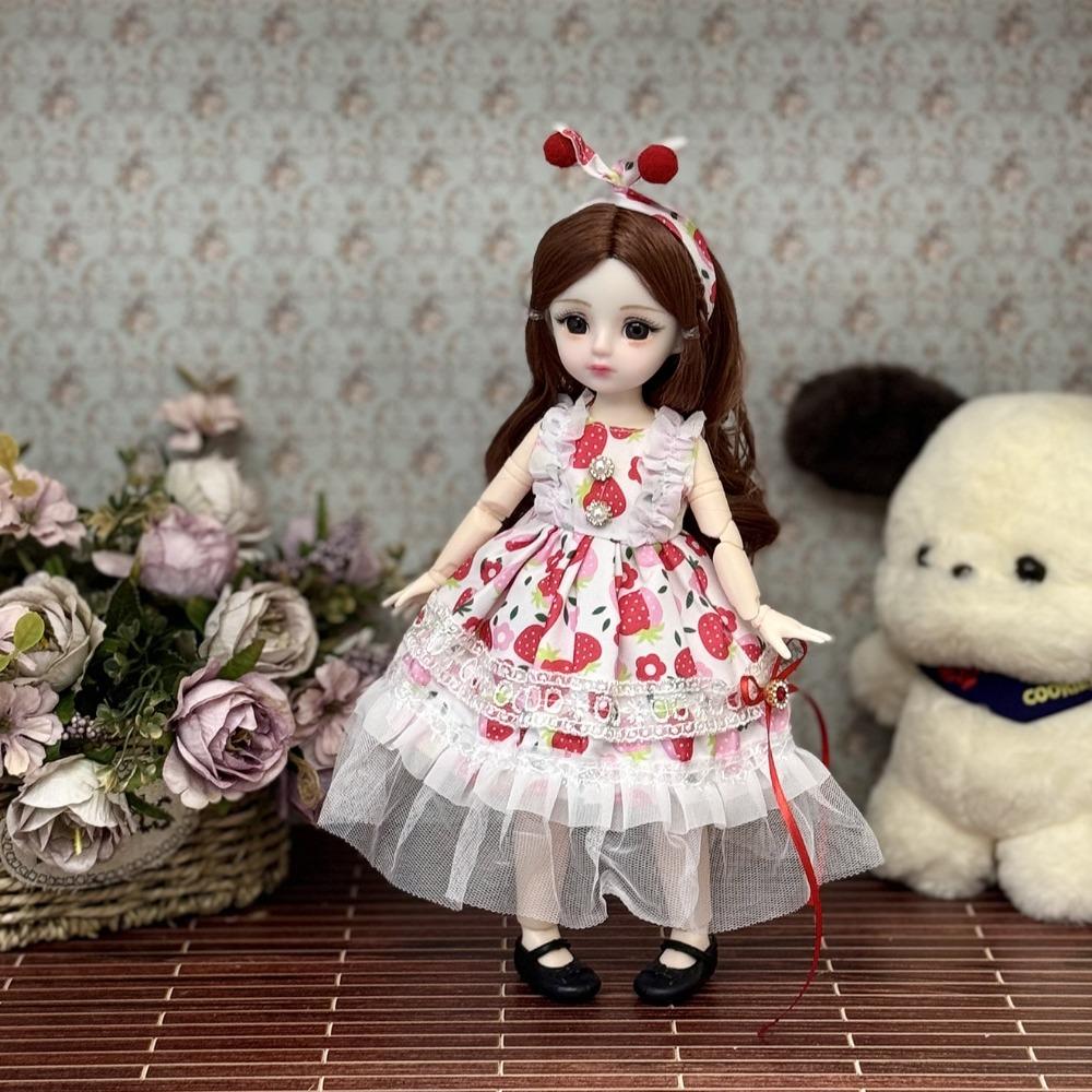 With Clothes Removable Joints Doll 3D Eyes 1/6 Bjd Dolls Hinged Doll 30cm BJD Doll  Girls Gifts