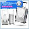 Travel Transparent Luggage Cover Waterproof And Dustproof Pvc Wear Resistant Fits 20-30 Inch Suitcases