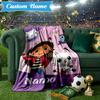 Custom Name Kitty Dollhouse Adventure Blanket Lightweight Ideal Bedding Blanket Perfect for Travel, Camping, Living Rooms, Sofas, Christmas Gift