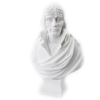 [I6591] - Figurka 'Napoleon od Corbeta' bílá - 12. 5x8x5. 5 cm