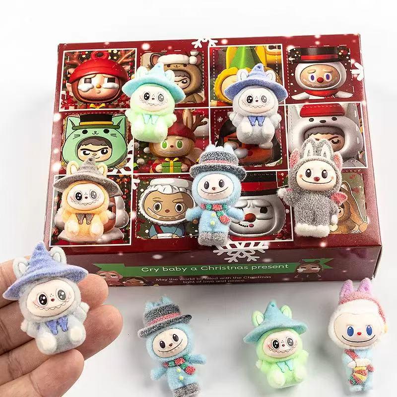 Populaire Kerst Abubu Pop Mart Poppen Ornament Blind Box Speelgoed