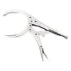 Heavy-Duty Chrome Oil Filter Wrench - 50mm-90mm Universal Fit with Anti-Slip Jaw Design