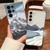 Hülle mit Landschaftsmuster für Samsung Galaxy S26 S25 S24 Ultra S23 S25 FE A57 A17 A37 A16 A56 A55 A15 A35 A36 Weiche TPU-Handyhülle